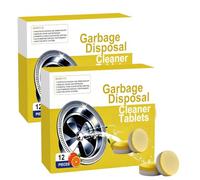 Deep Clean Disposal Tabletten, Spülenreiniger Müllentsorgung Cleaning tablets, Küche Ablauf sauber Pflege, leistungsleistung Küche Foam cleaner,Fresh Citrus Foam Sink Garbage Disposer Freshener (2pcs)