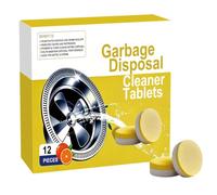 Deep Clean Disposal Tabletten, Spülenreiniger Müllentsorgung Cleaning tablets, Küche Ablauf sauber Pflege, leistungsleistung Küche Foam cleaner,Fresh Citrus Foam Sink Garbage Disposer Freshener (1pcs)