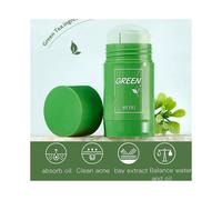 Deep Cleansing Green Tea Solid Mask Blackheads Acne Removal Oil Control