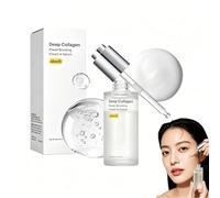 Deep Collagen Serum,Sérum de colágeno profundo,suero de colágeno para la cara,suero antiedad para alisar líneas finas y arrugas, hidratación y cuidado reafirmante de la piel,para todo tipo de piel