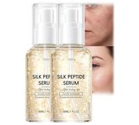 Deep Collagen Silk Peptide Lifting Serum, Crema Facial Suavizante e Hidratante, Esencia Facial Intensa Hidratante y Reafirmante, Esencia Facial Diaria Ligera (2 piezas)