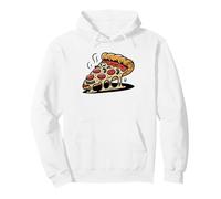 Deep Dish Estilo Chicago Pizza En Sartén Ilustración De Sudadera con Capucha