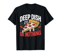 Deep Dish Pizza Estilo Chicago De Camiseta