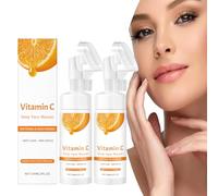 Deep Face Mousse, limpiador de espuma de naranja, aloe hidratador de cara, extracto de naranja natural y vitamina C, para limpieza profunda, hidratación, reducción de arrugas y opacidad (2 unidades)