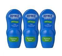 Deep Freeze Gel deslizante para alivio del dolor, gel frío enrollable, 3 x 50 g (paquete de 3)