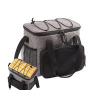 Deep Freeze - térmica para enfriador de hielo, protección contra fugas aislada, contenedor suave para adultos para almuerzo, tela Oxford, recipiente grande, diseño de partición de aislamiento
