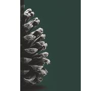 Deep Green Pinecone Journal - Elegant 6 x 9” Notebook, 110 Lined Pages for Writing, Notes, or Daily Journaling: Nature-Inspired Cover - Perfect Gift for Writers, Students, and Stationery Lovers