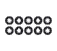 Deep Groove Ball Bearings 10Pcs | Rubber Sealed Extra Series | Radial & Axial Load Bearing | Industrial Equipment & Machinery Accessories (6200 rubber seal)