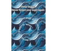 Deep Ocean - Password Keeper Journal: Alphabetized Password Organizer with Banking Info & Notes | Elegant Design | 154 Pages