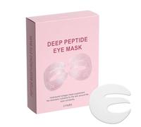 Deep Peptide Collagen Eye Mask, Under Eye Patches (1box) | for Dark Circles and Puffy Eyes, Three-Piece Design Covers Entire Eye Area