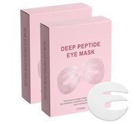 Deep Peptide Collagen Eye Mask, Under Eye Patches (2boxes) | for Dark Circles and Puffy Eyes, Three-Piece Design Covers Entire Eye Area