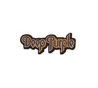 Deep Purple Blue Gold parche patch bordado con logotipo para planchar de hierro en apliques