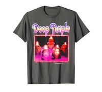 Deep Purple Burn Camiseta, Hombre, Asfalto, S