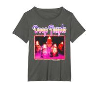 Deep Purple Burn Camiseta, Mujer Tallas Grandes, Asfalto, 5XL Grande