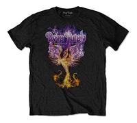 Deep Purple Camiseta Oficial con Estampado Phoenix Rising - Negro XL
