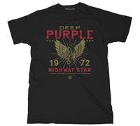 Deep Purple Highway Star Oficial Camiseta para Hombre (Medium)