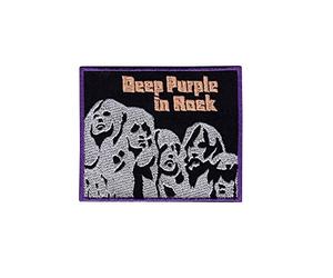 Deep Purple In Rock parche patch bordado con logotipo para planchar de hierro en apliques