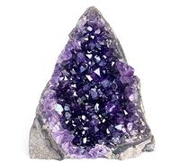 Deep Purple Project Amatista Piedra Natural (250 gr a 500 gr) Geoda con Cristales de un Violeta Intenso, Rocas de Cuarzo de Uruguay, Drusa Semi Preciosas