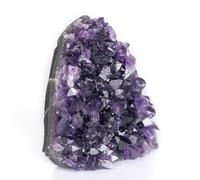 Deep Purple Project Roca de cristal de amatista de 1/2 a 1 libra, grupos en bruto de geoda de cuarzo uruguayo, 1.5 to 2 Lb, Piedra