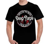 Deep Purple Smoke On The Water T Shirt Fire in The Sky (Medium)