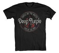 Deep Purple - T-Shirt # Xl Unisex Black # Smoke Circle