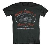 Deep Purple - T-Shirt # Xxl Unisex Black # Speed King