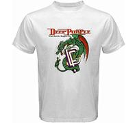 Deep Purple The Battle Rages On Rock Band Legend Logo Men's T-Shirt(Small)