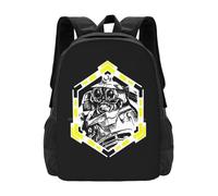 Deep Rock Galactic - Mochila Escolar Driller Bolsas de Moda Deep Galactic Drg Driller Miner Videojuegos Ciencia ficción