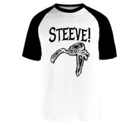 Deep Rock Galactic Steeve Camiseta Blanca Unisex De Béisbol De Manga Corta White Unisex Baseball tee Short Sleeve T-Shirt