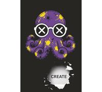 Deep Sea Create Sketchbook: Octopus Drawing Pad | 6x9 Inch, 110 Blank Pages: Blank Drawing Notebook for Tattoo Designs, Ink Sketches, and Ocean Art | Ransom Note Style Cover