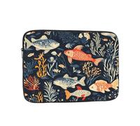 Deep Sea Creatures - Bolsa portátil para laptop de 10 pulgadas, perfecta para negocios, viajes, escuela, oficina, bolsillo interior a prueba de golpes para laptop