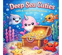 Deep Sea Cuties: Das Kawaii Meereswelt Malbuch für Kinder und Erwachsene: 30+ süße Unterwasser-Motive zum Entspannen, Ausmalen und Träumen (cute & cozy coloring Books for adults & teens)