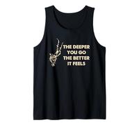 Deep Sea Diver Cita Buceo Gráfico Vintage Camiseta sin Mangas