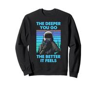 Deep Sea Diver Cita Buceo Gráfico Vintage Sudadera