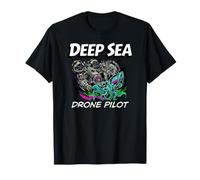 Deep Sea Drone Pilot ROV Submarine Squid Camiseta