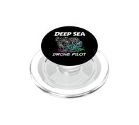 Deep Sea Drone Pilot ROV Submarine Squid PopSockets PopGrip para MagSafe