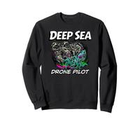Deep Sea Drone Pilot ROV Submarine Squid Sudadera