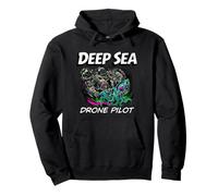 Deep Sea Drone Pilot ROV Submarine Squid Sudadera con Capucha