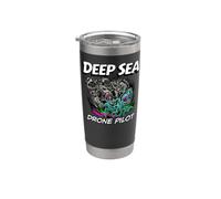 Deep Sea Drone Pilot ROV Submarine Squid Vaso térmico de acero inoxidable de doble pared