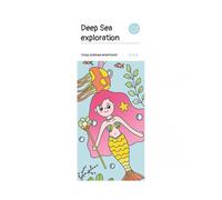 (Deep Sea Exploration)Water Colouring Paint Book Reusable Durable Coloring Books Children Art Supplies For Kids