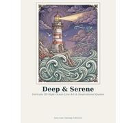 Deep & Serene: Intricate 3D-Style Ocean Line Art & Inspirational Quotes (Aura Line Coloring Collection)