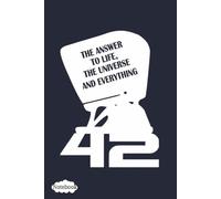 Deep Thought - Hitchhikers Guide to the Galaxy Notebook: Daily Writing Book with White Interior Paper