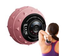Deep Tissue Massage Ball, Electric Muscle Massager Roller, Trigger Point Roller, Back Fitness Recovery, Skin-Friendly Relaxation Tool for Neck, Legs, Waist, Pink, Blue