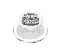 Deep Waters Isaías 43 Fe Cristiana Versículo Bíblico Faro PopSockets PopGrip para MagSafe