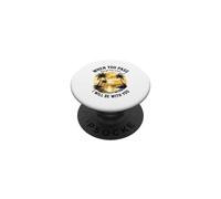 Deep Waters Isaías 43 Fe Cristiana Verso de la Biblia Costa PopSockets PopGrip Adhesivo