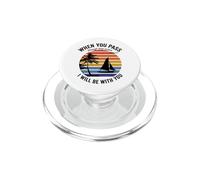 Deep Waters Isaías 43 Fe Cristiana Verso de la Biblia Costa PopSockets PopGrip para MagSafe