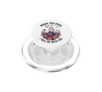 Deep Waters Isaías 43 Fe Cristiana Verso de la Biblia Floral PopSockets PopGrip para MagSafe
