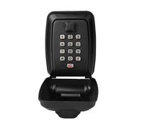 Deepboom - Caja fuerte para llaves de pared, caja fuerte para llaves al aire libre, impermeable, gran caja de bloqueo con llaves, caja de almacenamiento de llaves con combinación de 12 dígitos