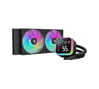 DeepCool LQ240 LED Digital Display Black - Refrigeración Líquida