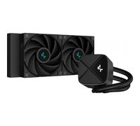 DEEPCOOL - LS520S Zero Dark - Enfriamiento por agua AIO CPU - 2x120mm - Negro